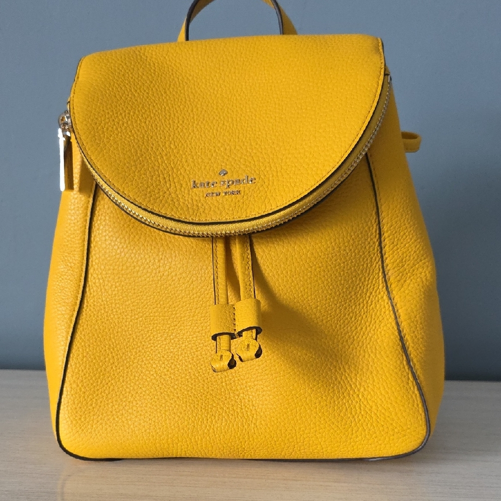 Kate Spade Yellow Backpack